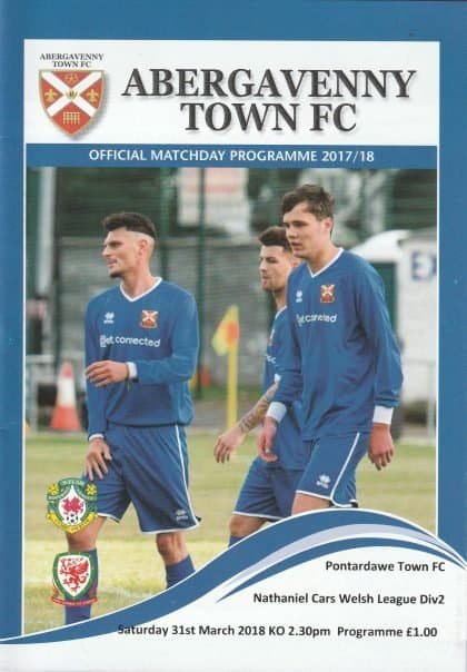 Abergavenny Town v Portardawe Town 31-Mar-2018