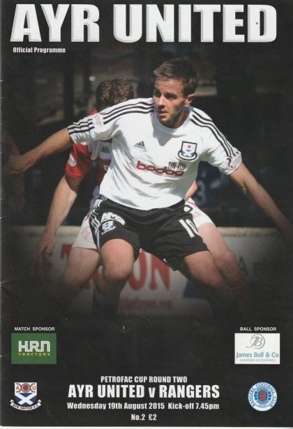 Ayr United v Glasgow Rangers 19-Aug-2015