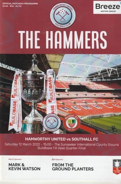 Hamworthy United v Southall   12-Mar-2022