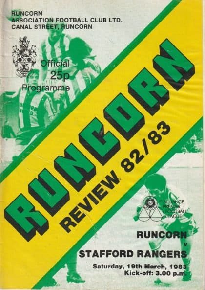Runcorn v Stafford Rangers 19-Mar-1983