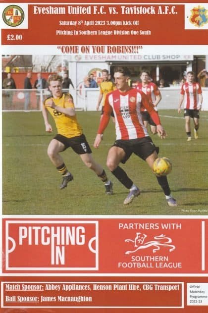 Evesham United v Tavistock  08-Apr-2023