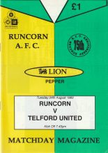 Runcorn v Telford United 24-Aug-1993