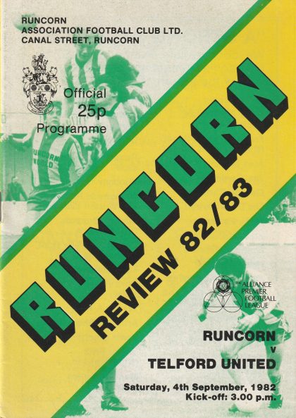 Runcorn v Telford United 04-Sep-1982