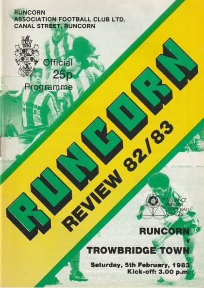 Runcorn v Trowbridge Town 05-Feb-1983