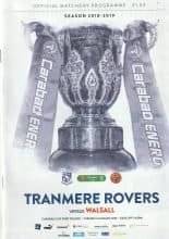 Tranmere Rovers v Walsall 14-Aug-2018