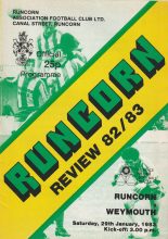 Runcorn v Weymouth 29-Jan-1983