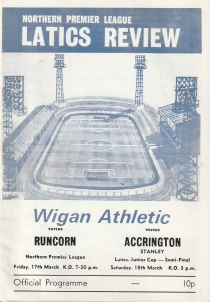 Wigan Athletic v Accrington Stanley 18-Mar-1977
