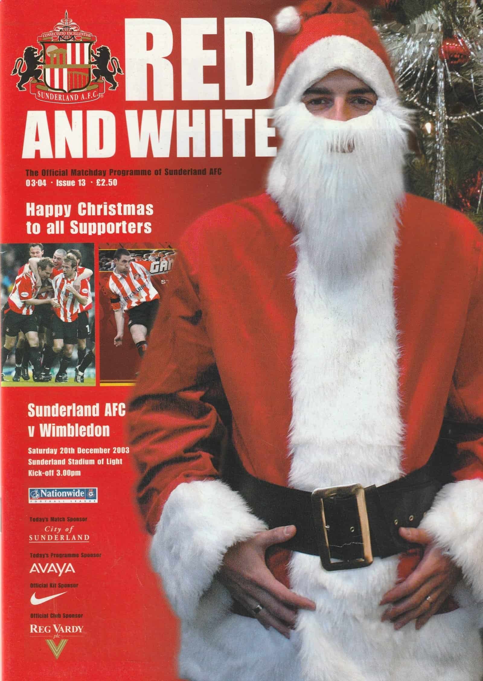 Sunderland v Wimbledon  20-Dec-2003