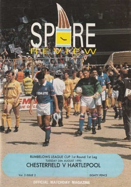 Chesterfield v Hartlepool United 28-Aug-1990