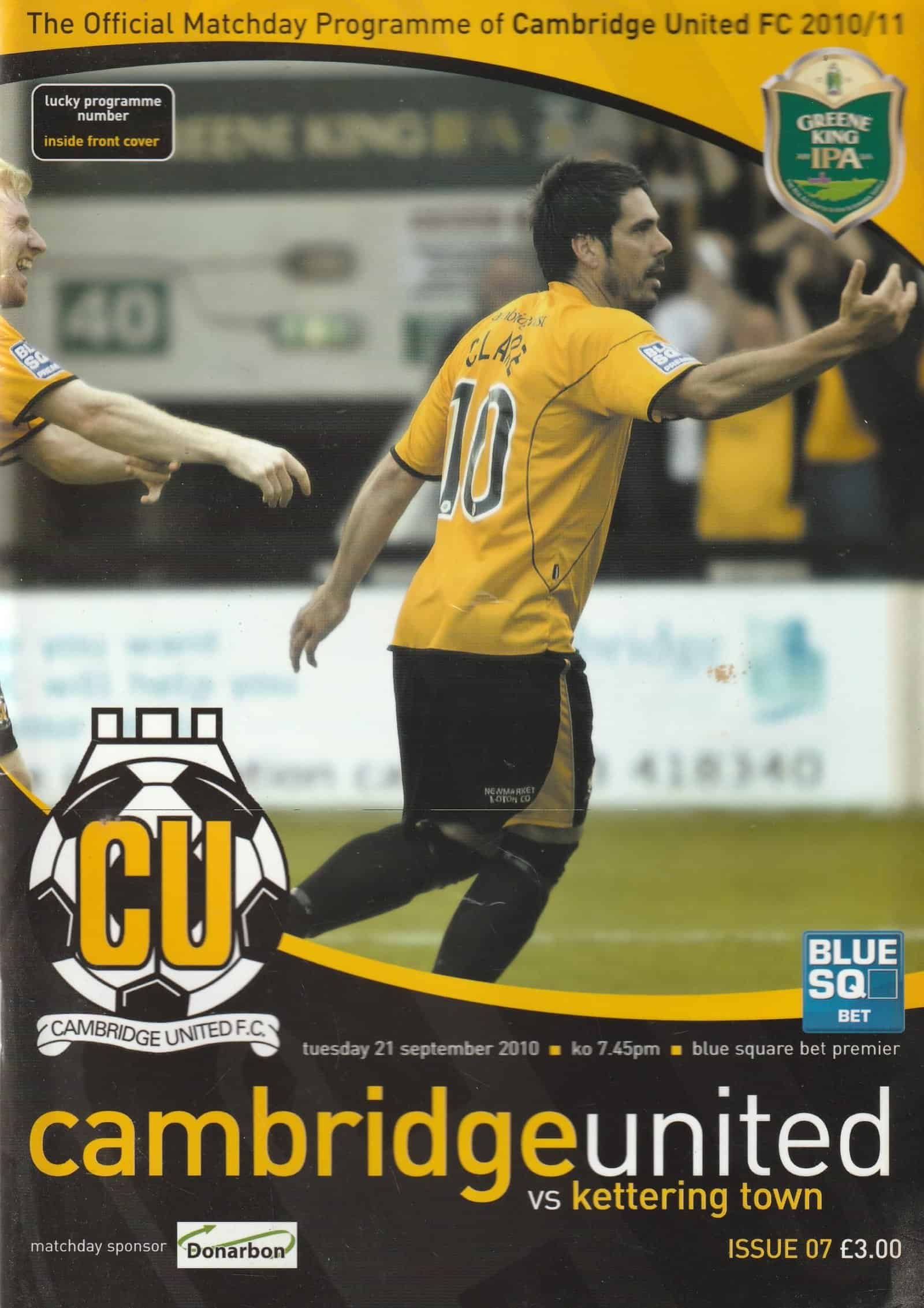 Cambridge United v Kettering Town  21-Sep-2010