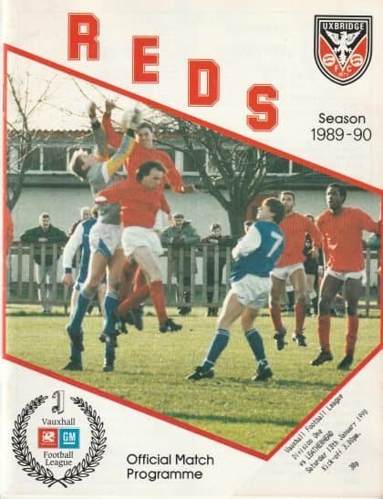 Uxbridge v Leatherhead 13-Jan-1990