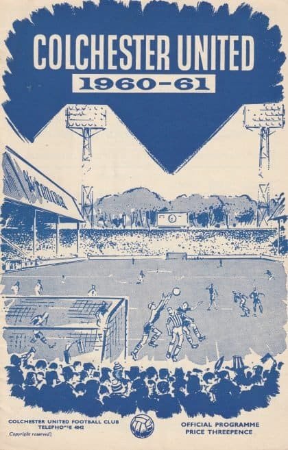 Colchester United v Newport County  26-Dec-1960