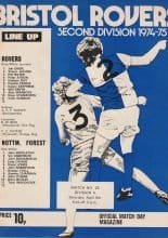 Bristol Rovers v Nottingham Forest 05-Apr-1975