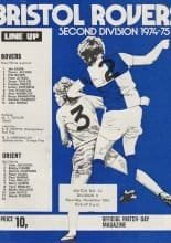 Bristol Rovers v Leyton Orient 16-Nov-1974