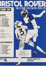 Bristol Rovers v West Bromwich Albion 22-Oct-1974