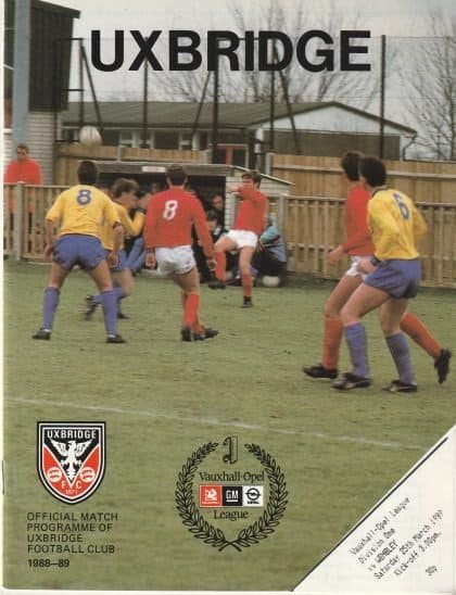 Uxbridge v Wembley 25-Mar-1989