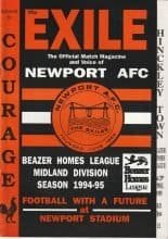 Newport AFC v Hinckley Town  29-Apr-1995