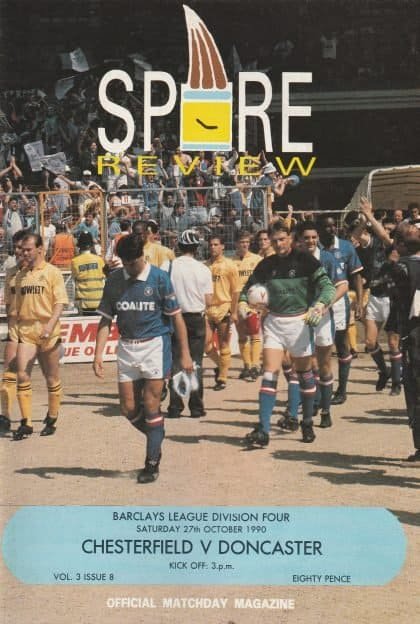 Chesterfield v Doncaster Rovers 27-Oct-1990
