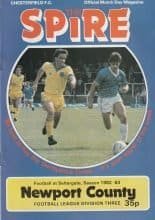 Chesterfield v Newport County 01-Feb-1983