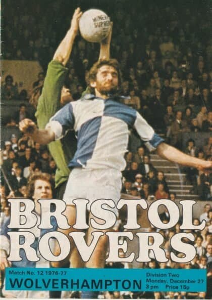 Bristol Rovers v Wolverhampton Wanderers 27-Dec-1976