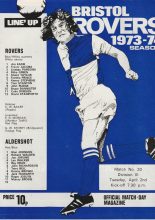 Bristol Rovers v Aldershot 02-Apr-1974