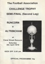 Runcorn v Altrincham 08-Apr-1978