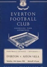 Everton v Aston Villa 14-Jan-1961