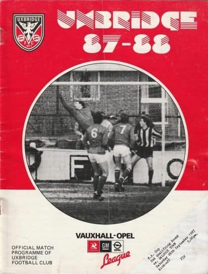 Uxbridge v Baldock Town 26-Sep-1987