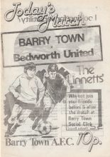 Barry Town v Bedworth United  04-Feb-1978