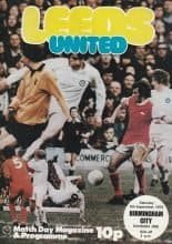 Leeds United v Birmingham City 08-Sep-1973