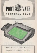 Port Vale v Bristol City  31-Aug-1963