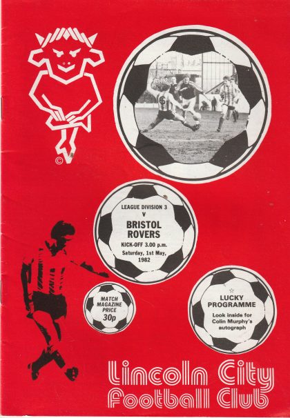 Lincoln City v Bristol Rovers 01-May-1982