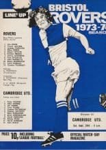 Bristol Rovers v Cambridge United 29-Sep-1973