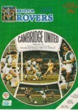 Bristol Rovers v Cambridge United 02-Feb-1980