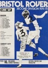 Bristol Rovers v Cardiff City 05-Oct-1974