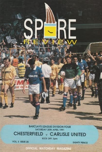 Chesterfield v Carlisle United 20-Apr-1991