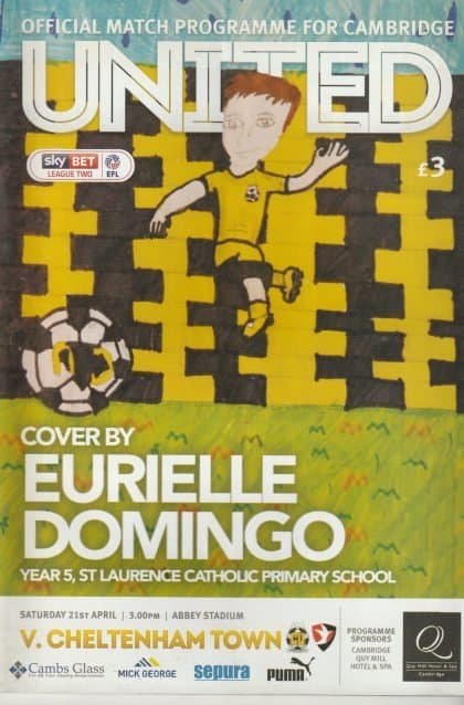 Cambridge United v Cheltenham Town 21-Apr-2018