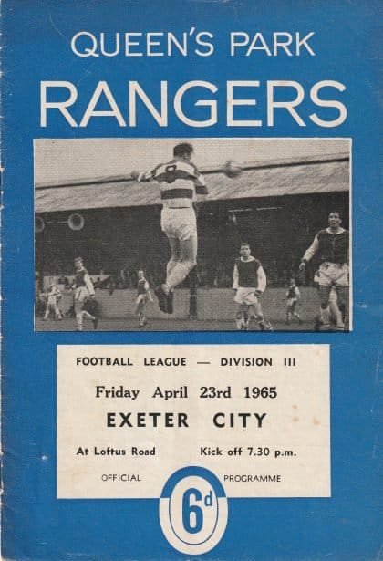 Queens Park Rangers v Exeter City 23-Apr-1965