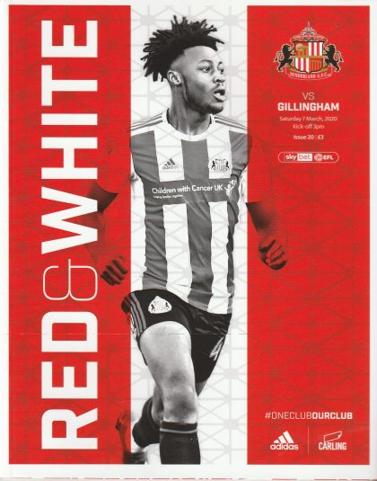 Sunderland v Gillingham  07-Mar-2020
