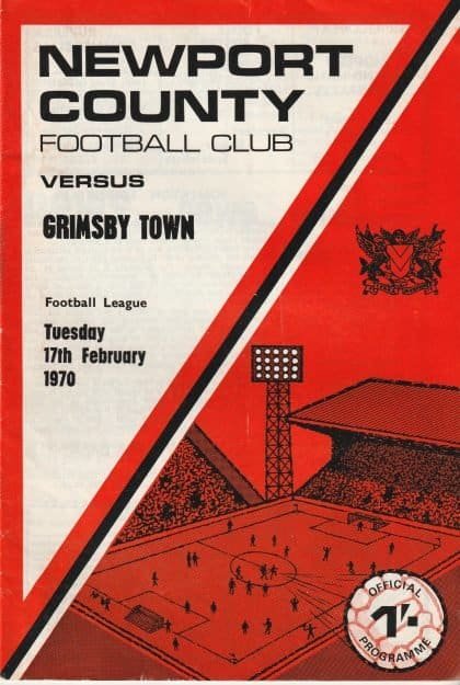 Newport County v Grimsby Town 17-Feb-1970