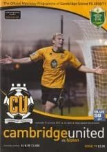 Cambridge United v Histon 01-Jan-2011