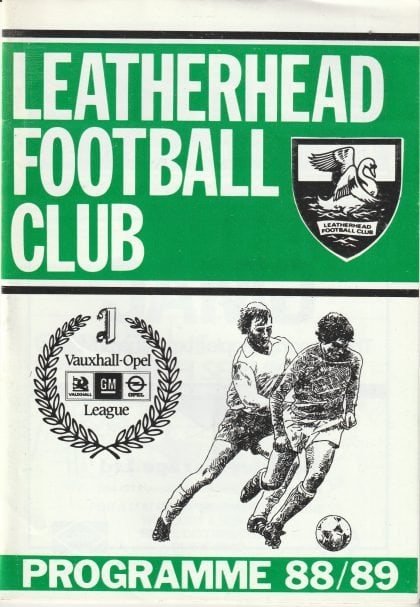 Leatherhead v Kingsbury Town 14-Jan-1989