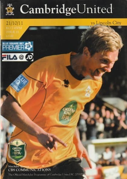 Cambridge United v Lincoln City 21-Oct-2011