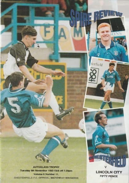Chesterfield v Lincoln City 08-Nov-1993