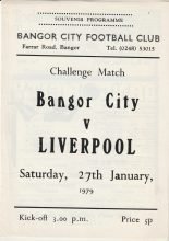 Bangor City v Liverpool 27-Jan-1979