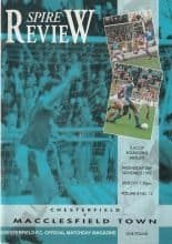 Chesterfield v Macclesfield Town 25-Nov-1992