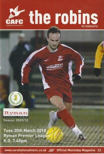 Carshalton Athletic v Margate 30-Mar-2010