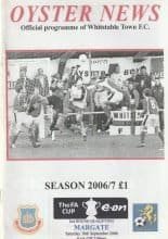 Whitstable Town v Margate 30-Sep-2006