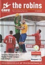 Carshalton Athletic v Margate 06-Apr-2013