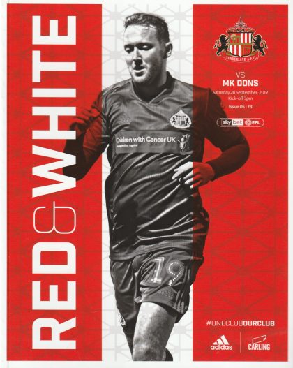 Sunderland v Milton Keynes Dons 28-Sep-2019